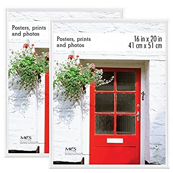 【中古】【輸入品・未使用】MCS 16x20 Inch Elite Poster Frame (2pk), White (65672) [並行輸入品]