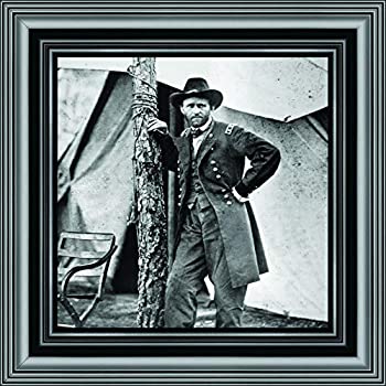 【中古】【輸入品・未使用】General Ulysses S. Grant, Presidential Images, Historical Picture Frame, 10x10 8541B [並行輸入品]｜スカイマーケットプラス