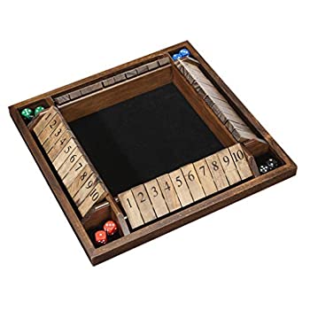【中古】【輸入品・未使用】WE Games 4-Player Shut the Box by Wood Expressions, Inc. [並行輸入品]
