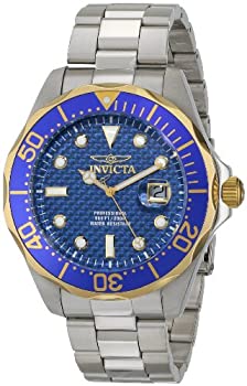 【中古】【輸入品・未使用】インヴィクタ Invicta Men's 12566 Pro Diver Analog Display Swiss Quartz Silver Watch [並行輸入品]