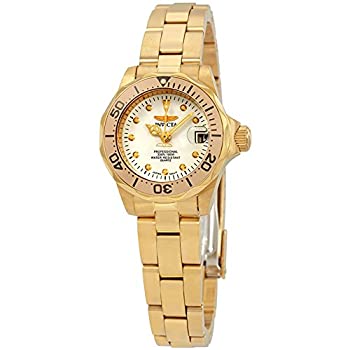 【中古】【輸入品・未使用】[インビクタ] Invicta 腕時計 Inmvicta Pro Diver White Dial Gold-plated Ladies Watch レディース 17037 [並行輸入品]