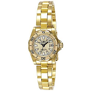 【中古】【輸入品・未使用】インヴィクタ Invicta Women's 7065 Signature Collection Pro Diver Gold-Tone Watch [並行輸入品]