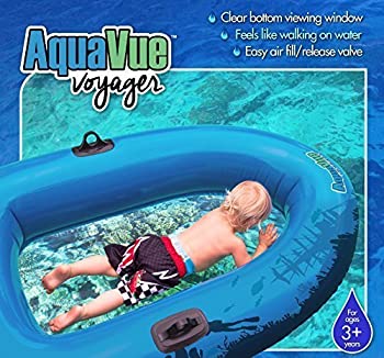 【中古】【輸入品・未使用】AQUAVUE Voyager - Clear Bottom Inflatable Raft [並行輸入品]