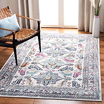 【中古】【輸入品・未使用】Safavieh Aria Collection ARA713J Area Rug, 5ft 1 inch x 7ft 6 inch, Aqua/Grey 商品カテゴリー: ラグ カーペット [並行輸入品]