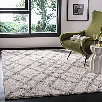 【中古】【輸入品・未使用】Safavieh Berber Shag Collection BER214A Area Rug, 6ft 7 inch Square, Cream/Grey 商品カテゴリー: ラグ カーペット [並行輸入品]｜スカイマーケットプラス