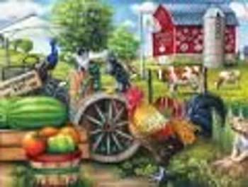 【中古】【輸入品・未使用】Farm Life 500pc Jigsaw Puzzle by Brooke Faulder
