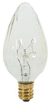 【中古】【インポート品・未当て嵌める】Satco S3360 120V Candelabra Base 15-Watt F10 Flame Bulb, Clear by Satco
