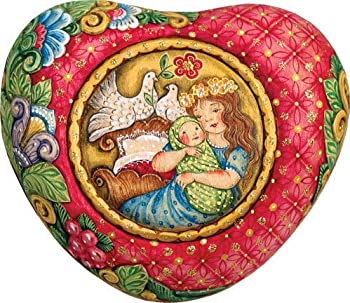 【中古】【輸入品・未使用】g. DeBrekht Motherly Loveハートボックス、4?by 3???1?/ 2インチ、内側ボックスInscription The Heartfelt Love Between a Mother and Chi