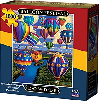 【中古】【輸入品・未使用】Dowdle Folk Art バルーン フェスティバル パズル (1000ピース)