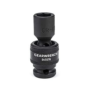 【中古】【輸入品・未使用】GEARWRENCH 1/2インチ ドライブ 6ポイント スタンダード ユニバーサルインパクト SAE ソケット 9/16インチ - 84597N ブラック|スカイマーケットプラス