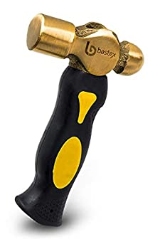 【中古】【輸入品・未使用】Bastex 1ポンド 真鍮メタルスタンピングハンマーショートハンドルデザイン フラットマレットヘッド付き ジュエリー作成とパーソナライズ用