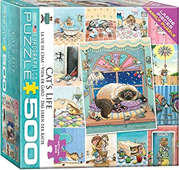 【中古】【輸入品・未使用】Eurographics Cat's Life By Gary Patterson 500-piece Puzzle Jigsaw (500 Piece)