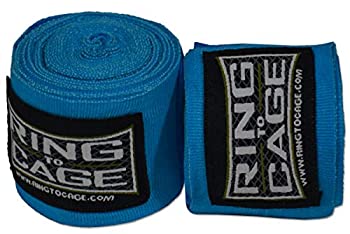 【中古】【輸入品・未使用】Ring to Cage MMA ムエタイ ボクシング ハンドラップ メキシカンスタイル 伸縮性あり ターコイズ 長さ180インチ 9,805円
