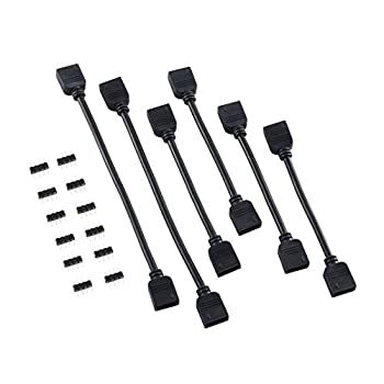 【中古】【輸入品・未使用】CableMod 4-Pin LED 延長ケーブルキット- ブラック