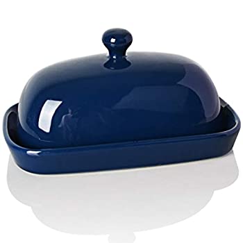 【中古】【インポート品・未当て嵌める】SWEEJAR Ceramics 乳酪ディッシュ 蓋付き添い人 東/西海岸乳酪 7in