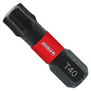 【中古】【輸入品・未使用】Diablo 1インチ #40トルクスドライブビット (2パック)