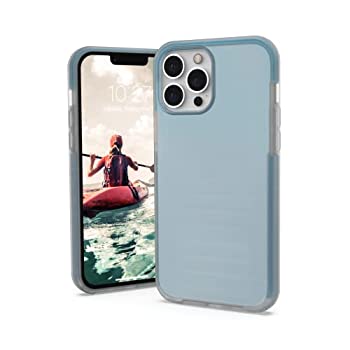 【中古】【輸入品・未使用】[U] UAG iPhone 13 Pro Max用 デザイン ケース ブルー セルリアンウェーブ スリムフィット 軽量 スタイリッシュ 半透明 耐衝撃 保護電話カバー、