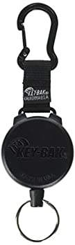 【中古】【インポート品・未当てはめる】(手懸かりうしろ側) KEY-BAK 0488-803 48inカラビナキーリールコード 黒いこと