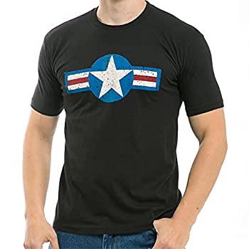 【中古】【輸入品・未使用】Rapid Dominance S27-AF4-BLK-04 30 Single Tee Us Air Force 4, Black, Extra Large