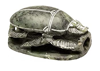 【中古】【輸入品・未使用】Discoveries エジプト輸入ミニチュアスカラブグリーン - 手彫りソープストーン 3インチ - エジプト製 11,233円