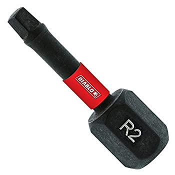 【中古】【輸入品・未使用】Diablo by Freud DSQ21P2 1インチ #2スクエアドライブビット (2パック)