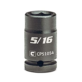 【中古】【輸入品・未使用】Capri Tools 5/16インチ 浅型インパクトソケット 1/4インチドライブ 6ポイント SAE