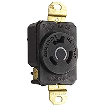【中古】【輸入品・未使用】Legrand - Pass&Seymour Pass&Seymour L720R Glanged Outlet 3W20A277V Turnlok