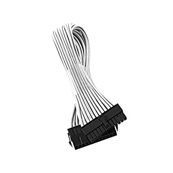 【中古】【インポート品・未当て嵌める】CableMod Classic ModFlex Sleeved ATX 24-pin Extension (White, 30糎) ケーブル-PCアクセサリー-パソコン・周辺機器