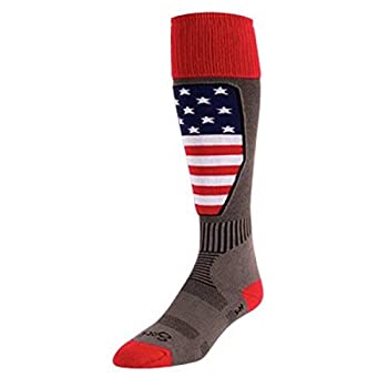 【中古】【輸入品・未使用】SockGuy mtn-tech Homelandスキーアクリルソックス X-Large レッド｜スカイマーケットプラス
