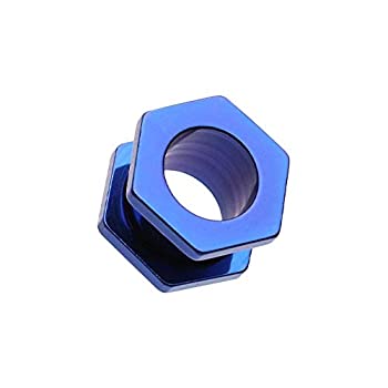 【中古】【輸入品・未使用】Colorline 六角ボルトねじ式耳ゲージトンネルプラグ