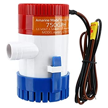 【中古】【輸入品・未使用】Amarine Made 12V 750GPH ボート 海洋配管 電気ビルジポンプ