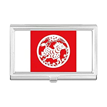 【中古】【インポート品・未当て嵌める】調査報告とり捨てる 馬 毛の荒物 中国 十二支 作物 名刺保持者 入れもの 衣嚢ボックス席 札入れ