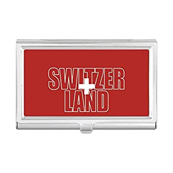 【中古】【インポート品・未当て嵌める】スイス連邦 軍旗 名刺保持者 入れもの 衣嚢ボックス席 紙入れ