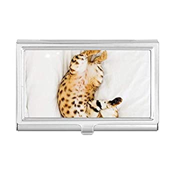 【中古】【輸入品・未使用】動物 オセロット 猫 写真 撮影 名刺 ホルダー ケース ポケット ボックス 財布|スカイマーケットプラス