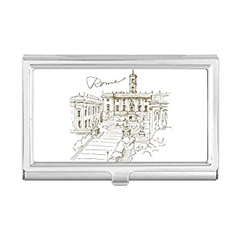 【中古】【インポート品・未当て嵌める】Fontana di Trevi 永遠の都 電話機タナ 地びた目じるし 名刺保持者 入れもの 衣嚢ボックス席 紙入れ