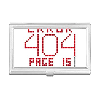 【中古】【インポート品・未当て嵌める】Programmer 404 遣りそこないペイジは食べられた 名刺保持者入れもの 衣嚢ボックス席 札入れ
