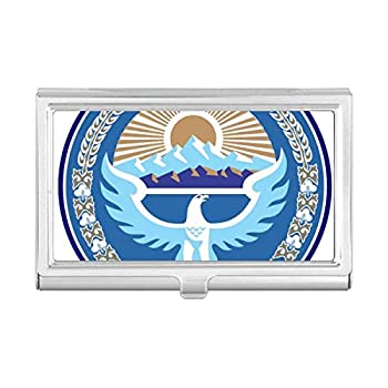 【中古】【インポート品・未当て嵌める】Kyrgyzstan アジア 国家的旗幟 名刺保持者 入れもの 衣嚢ボックス席 紙入れ