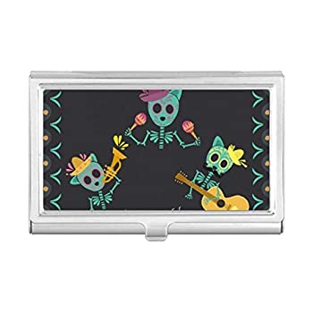 【中古】【インポート品・未当て嵌める】メキシコ合衆国 アンデッドフェスティバル 名刺保持者 入れもの 衣嚢ボックス席 紙入れ