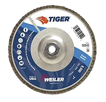 【中古】【輸入品・未使用】ワイラー804-50542 7インチの研磨フラップディスクアングルアルミのBa