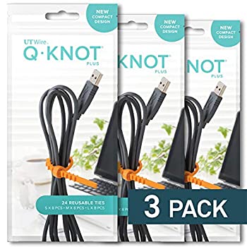 【中古】【輸入品・未使用】Utワイヤ???再利用可能なq-knotケーブルタイ マルチカラー CT-RI-QK-PLUS-25-3PK