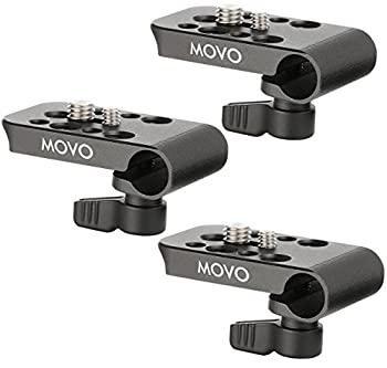 【中古】【輸入品・未使用】Movo CAB1000 15mm モジュラーロッドクランプアダプター - カメラ、モニター、レコーダーをリグに取り付け 複数の0.25インチと0.375インチオス
