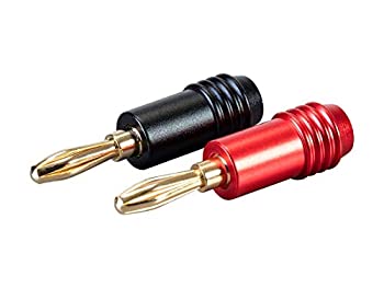 【中古】【輸入品・未使用】Monoprice 5ペアAffinity Series 24?Kゴールドスピーカーバナナプラグ