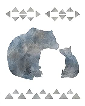 【中古】【輸入品・未使用】Renditions Gallery Little Man Cave Nursery ウォールアート ファインジークレープリントポスター 3枚セット 12x18|スカイマーケットプラス