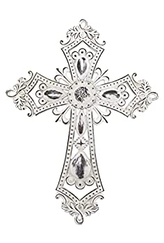 【中古】【インポート品・未当て嵌める】Comfy Hour Cross On The Wall Collection がら明きターコイズクロス 白いこと