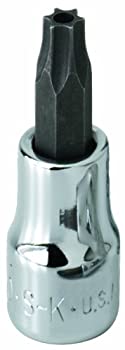 【中古】【輸入品・未使用】SK Hand Tool 42515 不正開封防止トルクスT15 ドライブビットソケット 1/4インチ