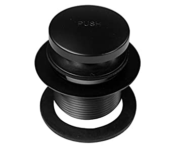 【中古】【インポート品・未当て嵌める】WestBrass D3322 Powdercoated Flat Black Tip Toe 3.8珊 NPSM Coarse Thread Bath Drain