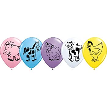 【中古】【輸入品・未使用】LA Balloons 94340cm Farm Animal\
