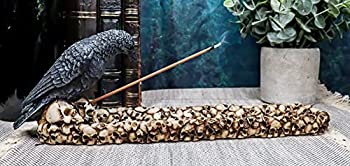 【中古】【輸入品・未使用】Dark Raven Stalking Prey香炉富Skulls墓地Statue by Pacific Trading