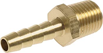 【中古】【輸入品・未使用】ヒルマングループの56100068?1000?/ 4?x 1000?/ 4インチIPS真鍮ホースバーブ、4?-パック 56168 1