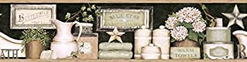 【中古】【輸入品・未使用】Chesapeake BBC65402B Penny Loving Signs Portrait Wallpaper Border, Black by Chesapeake